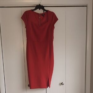 Elegant Red Women's Dress